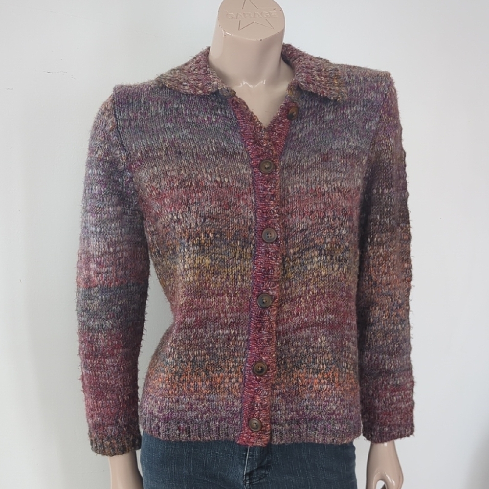 Multicolor Knit Women's Vest